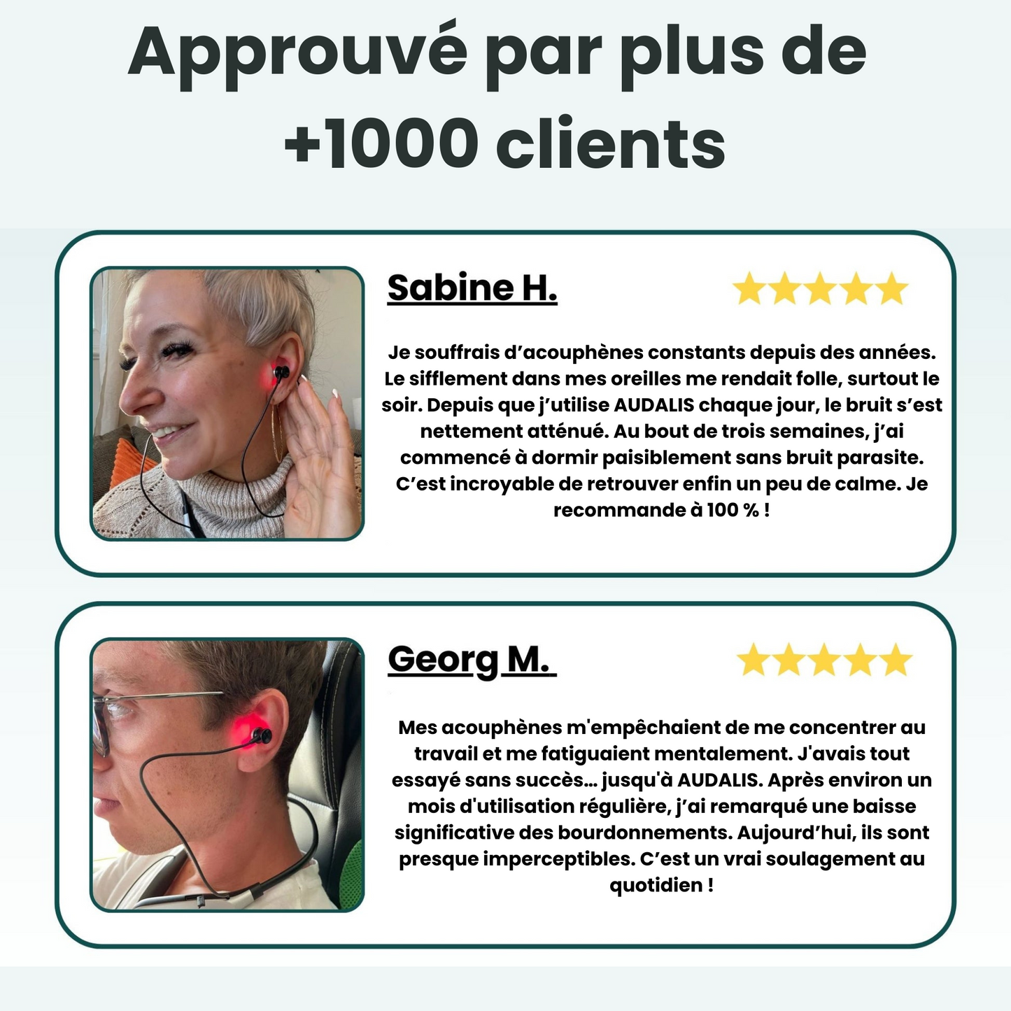 Audalis™ – Appareil de Soulagement des Acouphènes 3.0
